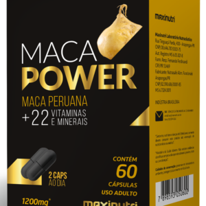 Maca Power (Maca Peruana + Vitaminas + Minerais) 1200mg 60 Cápsulas Maxinutri